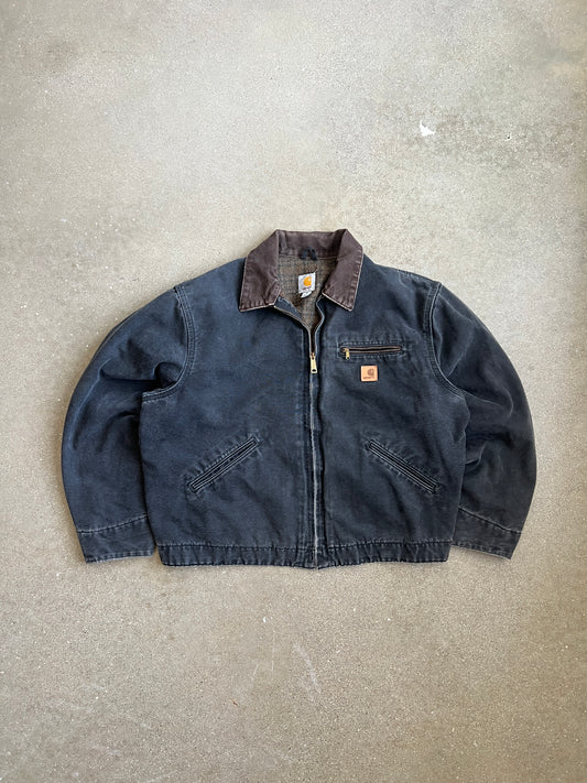 Vintage Black Carhartt Detroit Jacket - XL