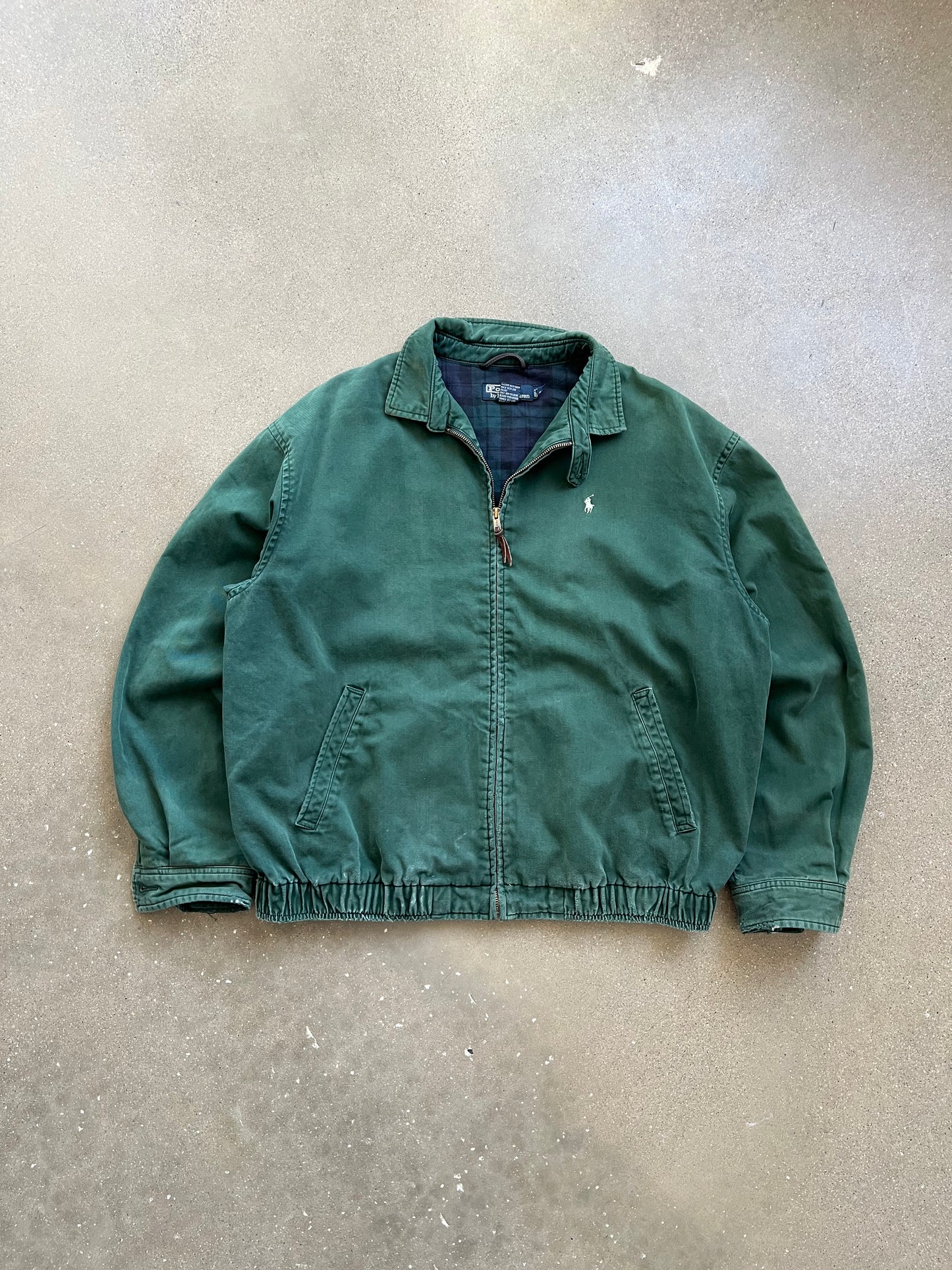 Vintage Green Polo Raulph Lauren Jacket - XL