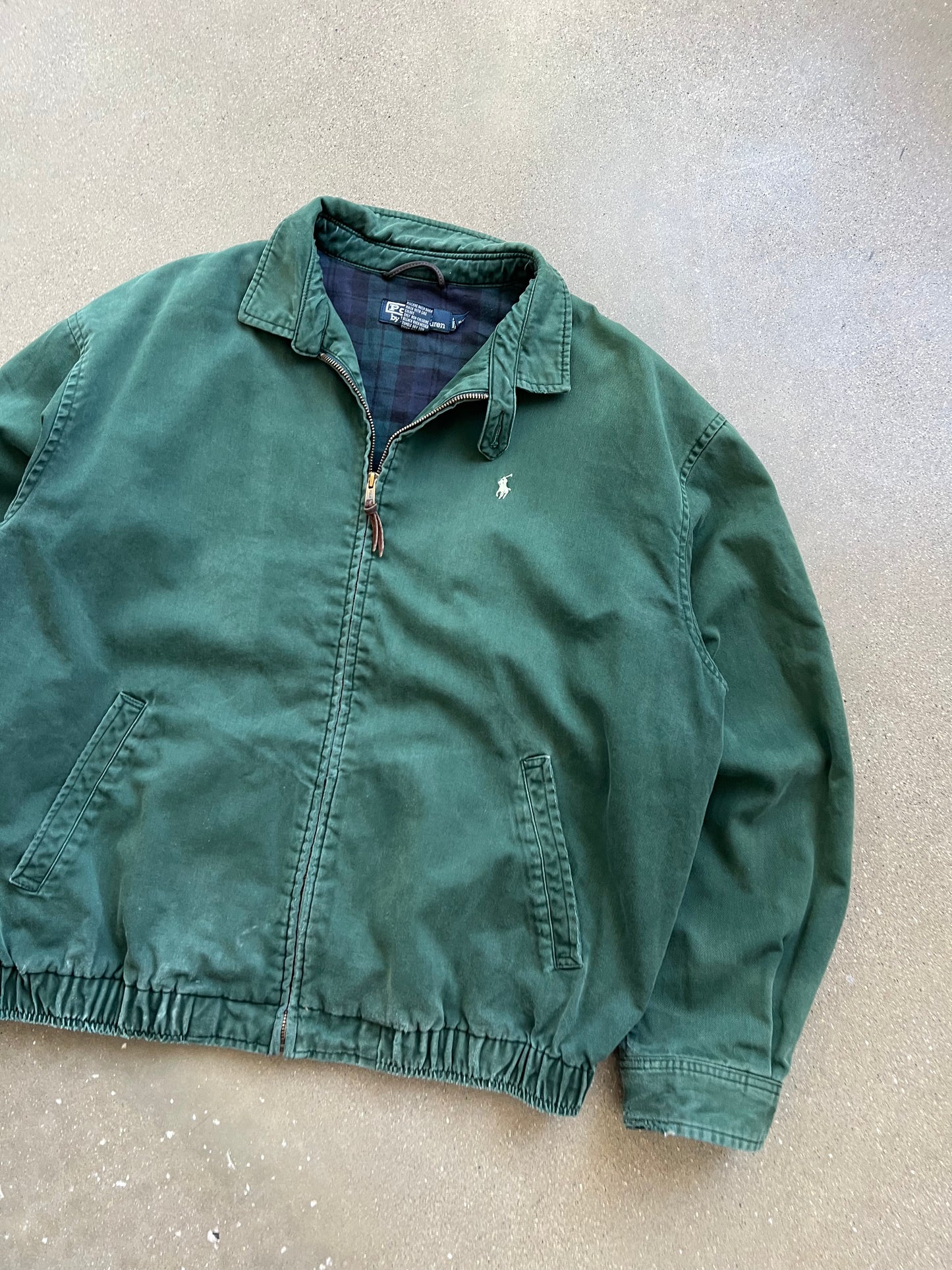 Vintage Green Polo Raulph Lauren Jacket - XL