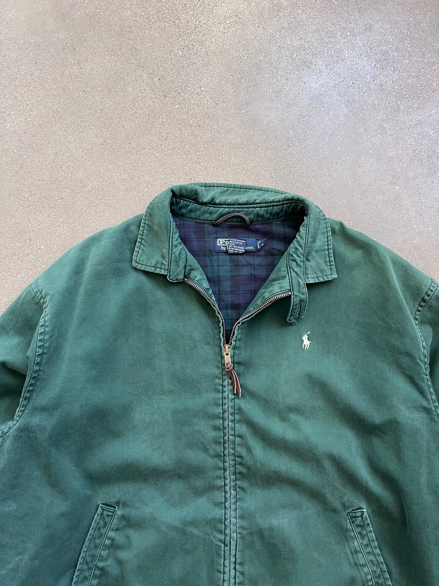 Vintage Green Polo Raulph Lauren Jacket - XL