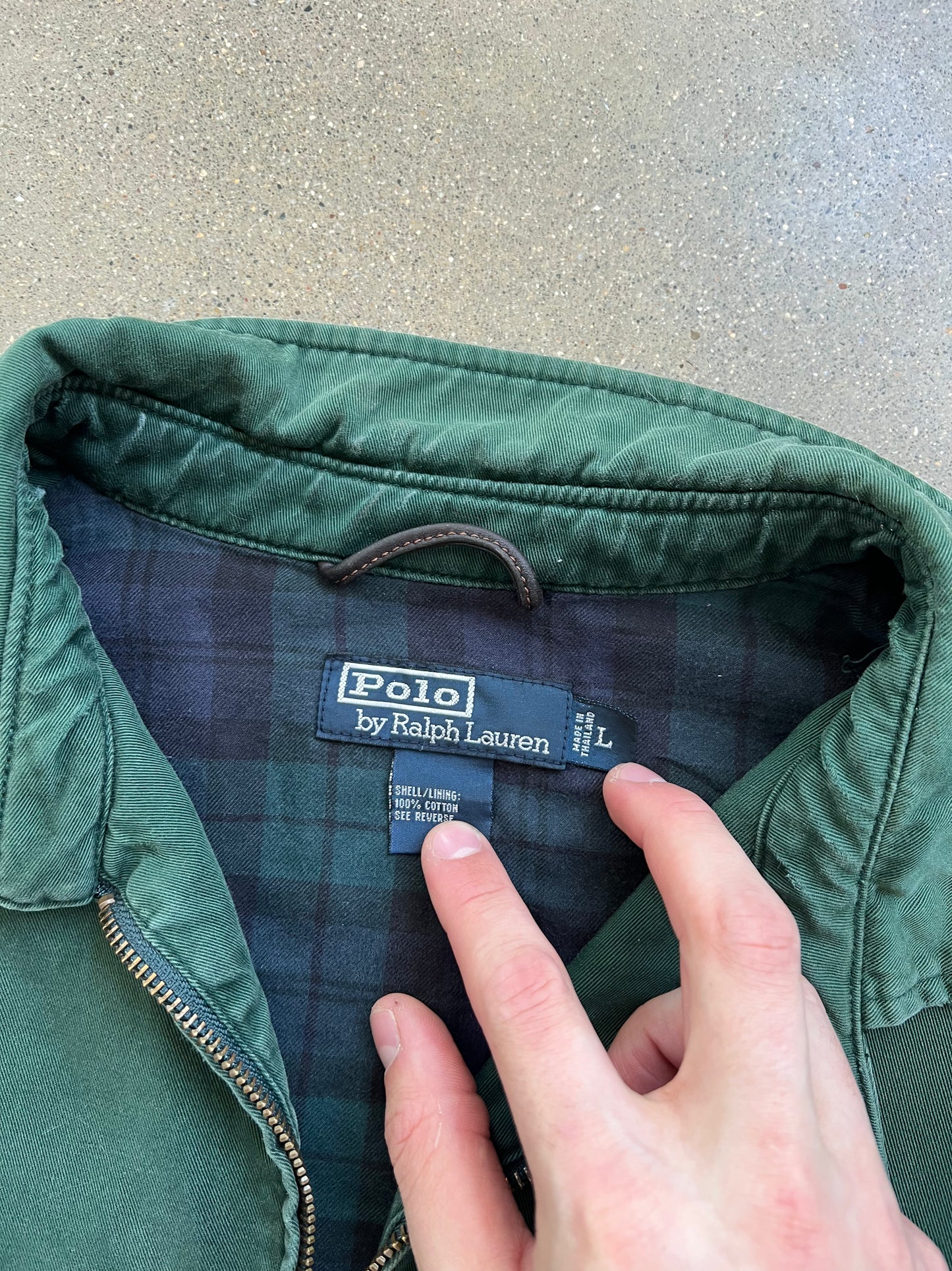 Vintage Green Polo Raulph Lauren Jacket - XL