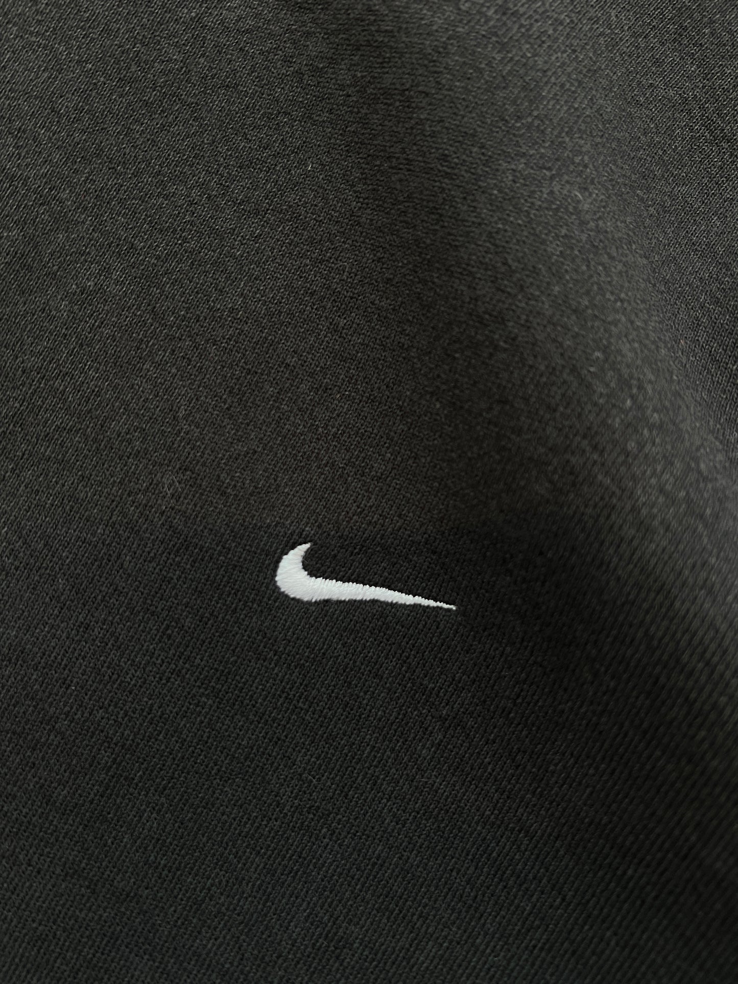 Vintage Black Nike Swoosh Crew - XXL