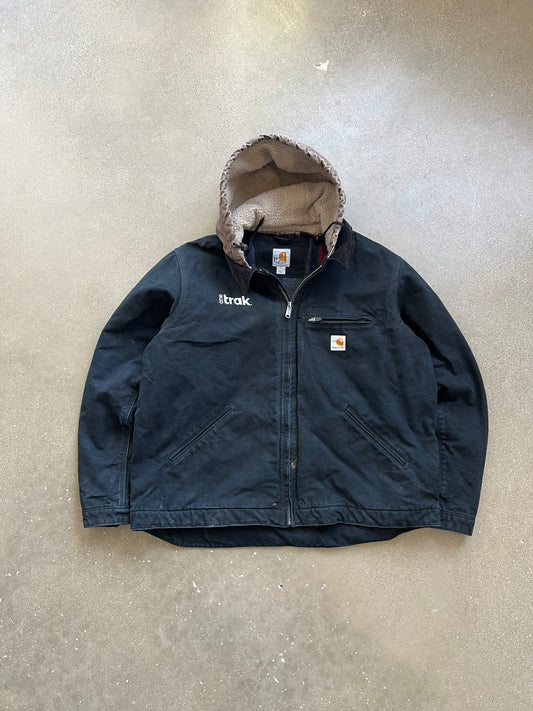 Vintage Black Carhartt Detroit Jacket - XL