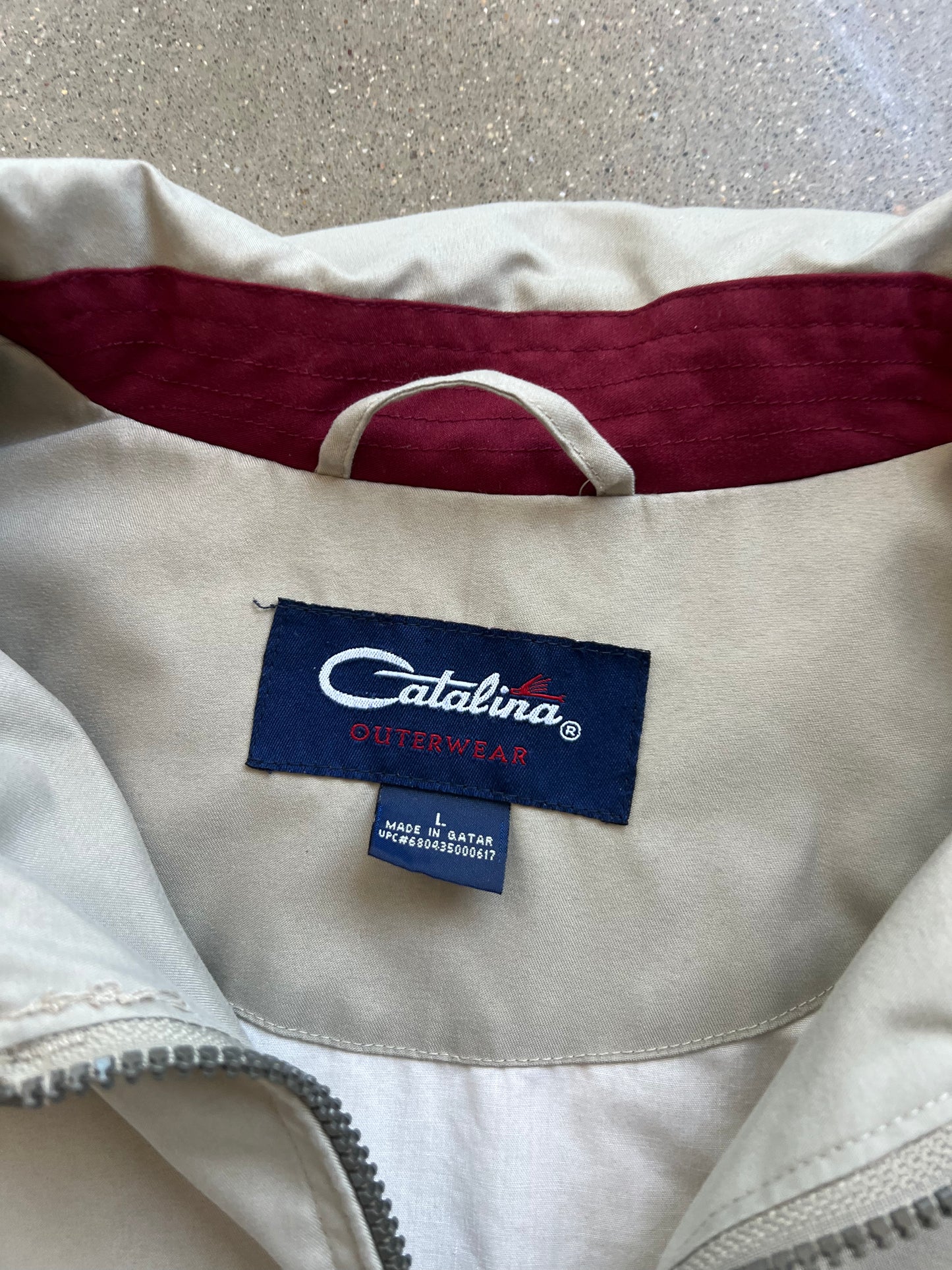 Vintage Cream Catalina Outerwear Jacket - L