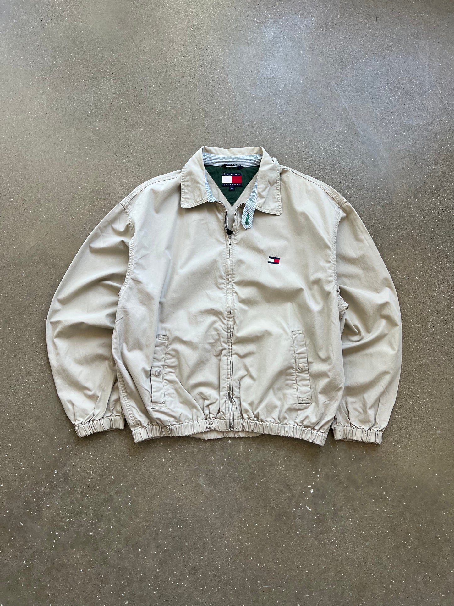 Vintage Cream Tommy Hilfiger Jacket - L