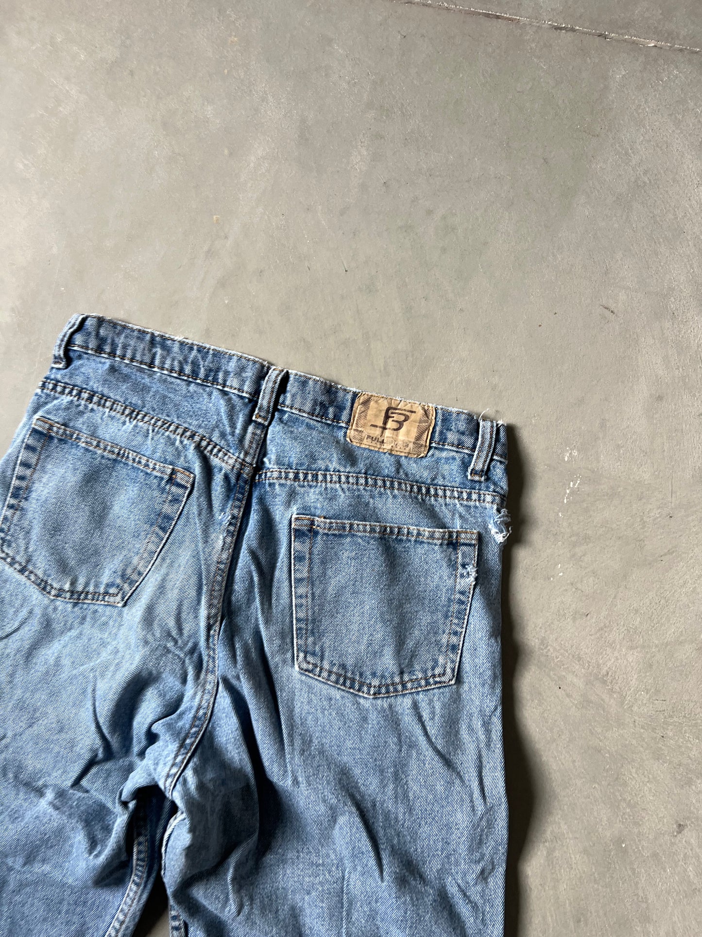Vintage Faded Blue Carpenter Pants - 34
