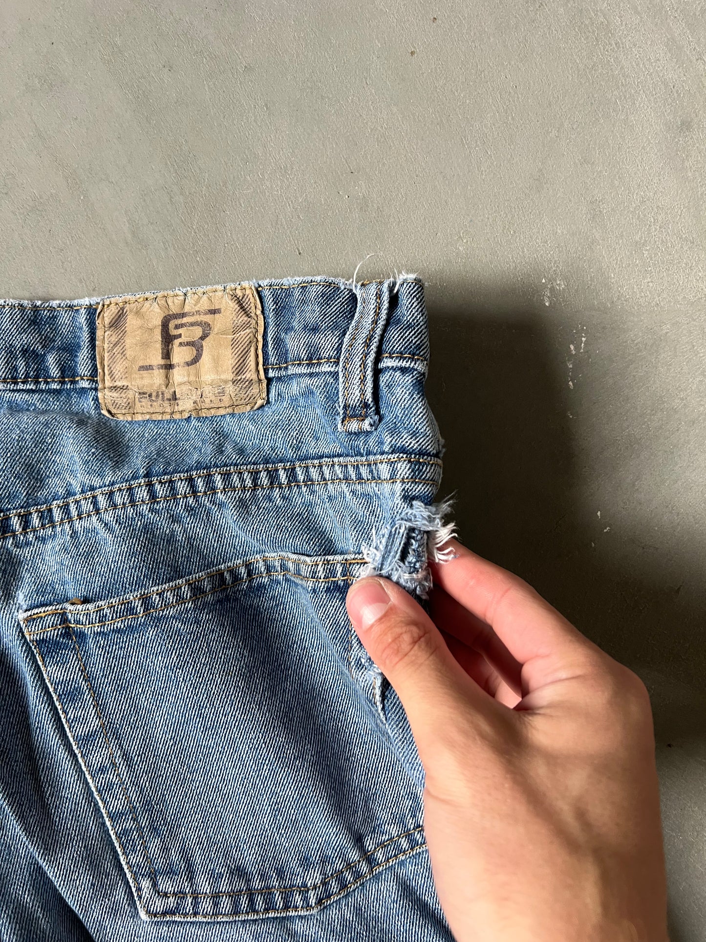 Vintage Faded Blue Carpenter Pants - 34