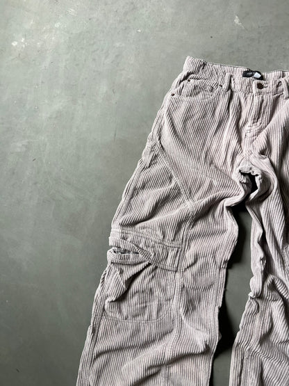 Vintage Pink Urban Baggy Cargo Pants - 27