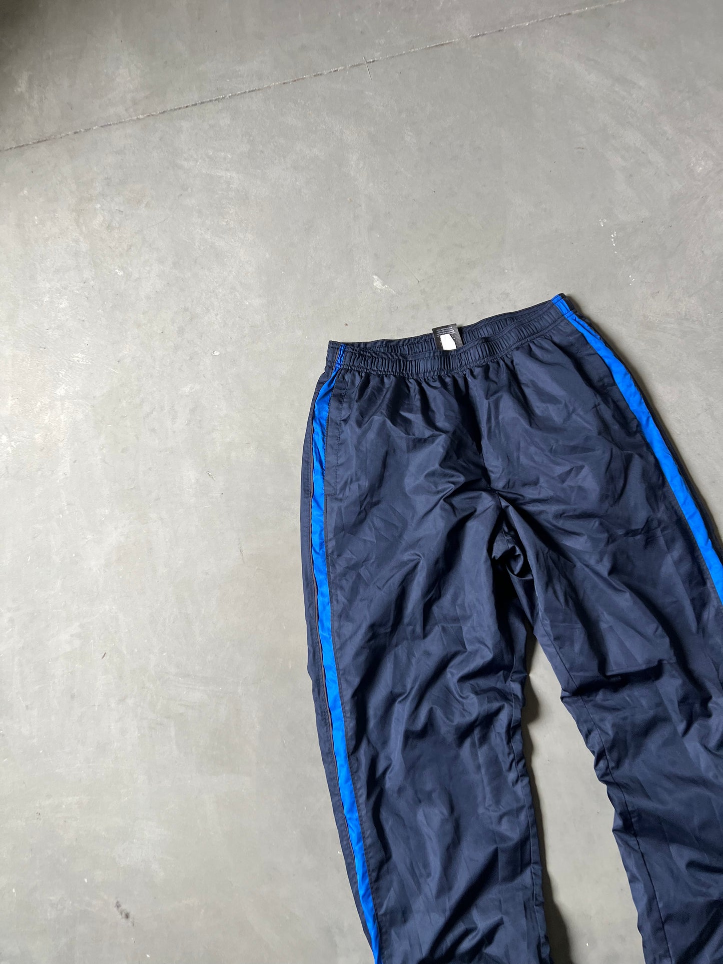 Vintage Navy Blue Stripped Track Pants - M