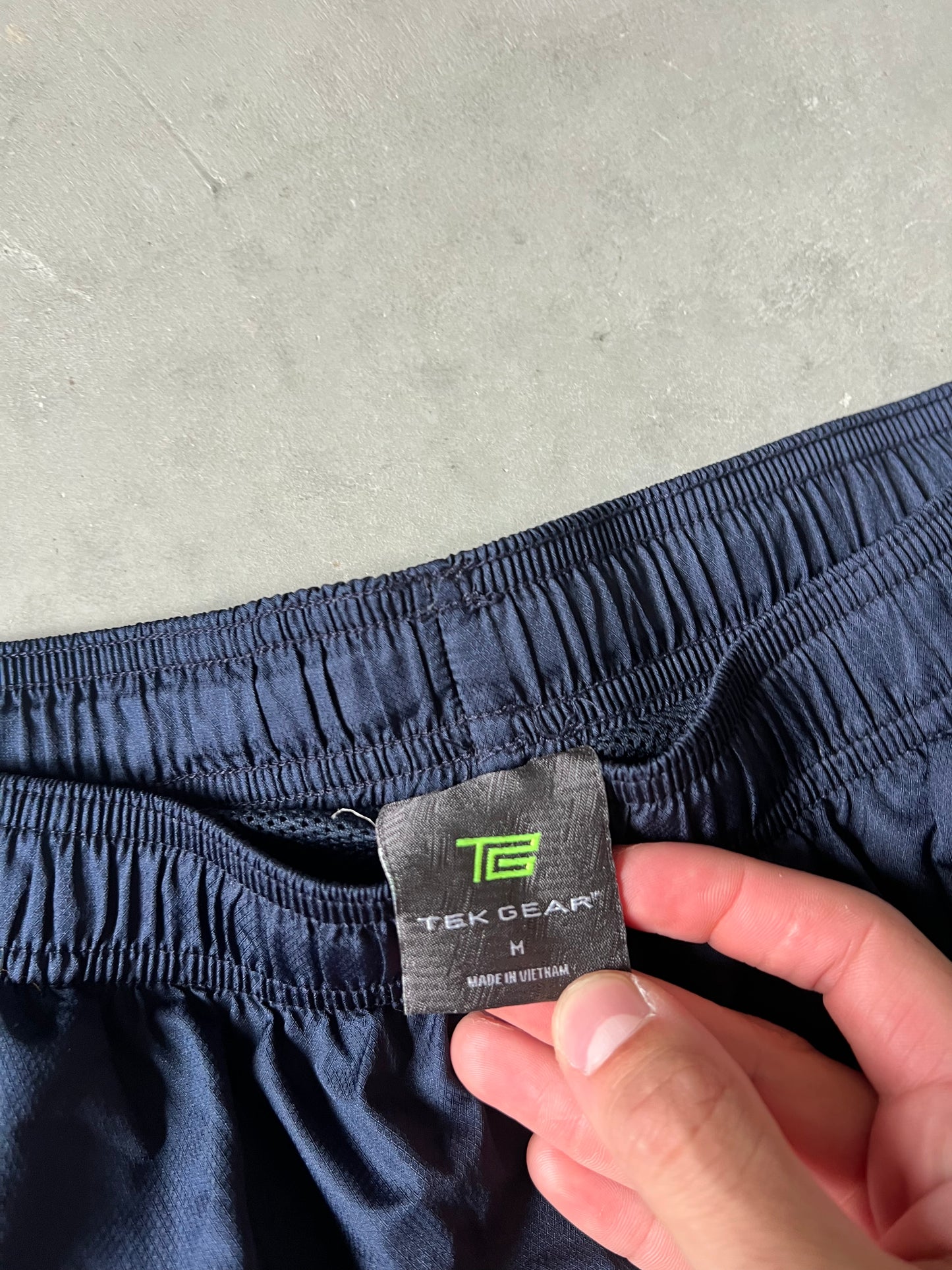 Vintage Navy Blue Stripped Track Pants - M
