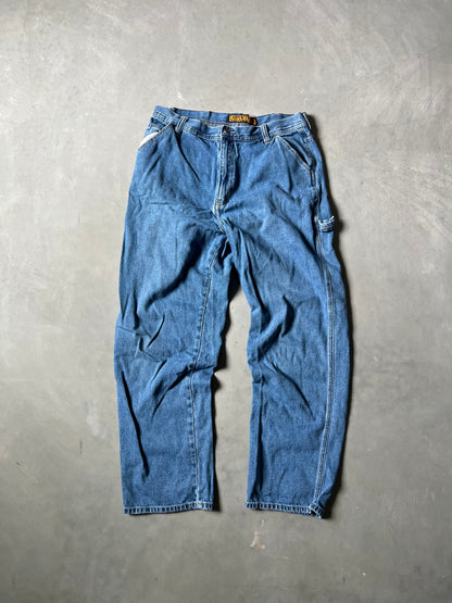 Vintage Denim Blue Carpenter Pants - 36x34
