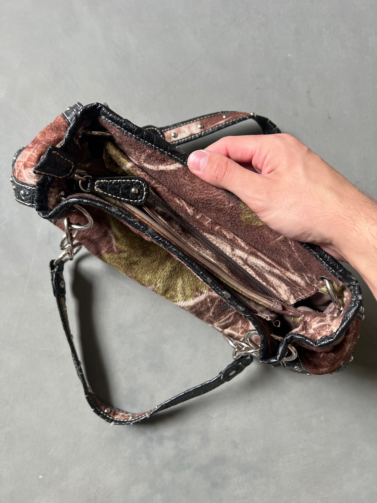 Vintage Y2k Cross Embezzled Purse