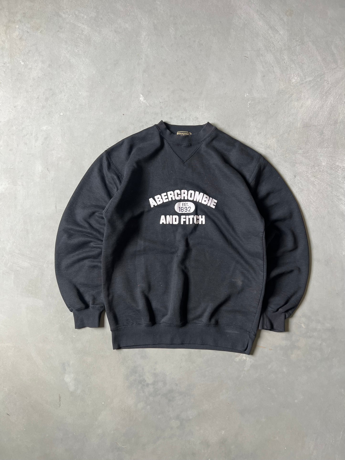 Vintage Black Abercrombie & Fitch Crew - M