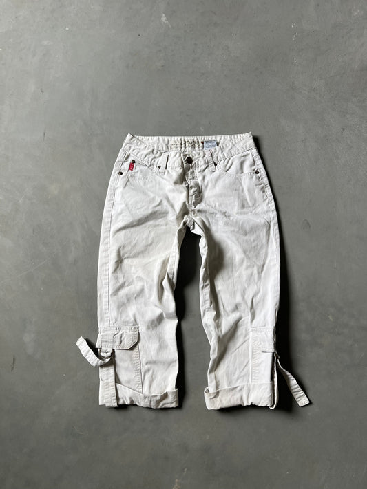 Vintage White Mudd Baggy Jeans - 3
