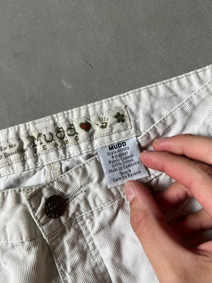 Vintage White Mudd Baggy Jeans - 3