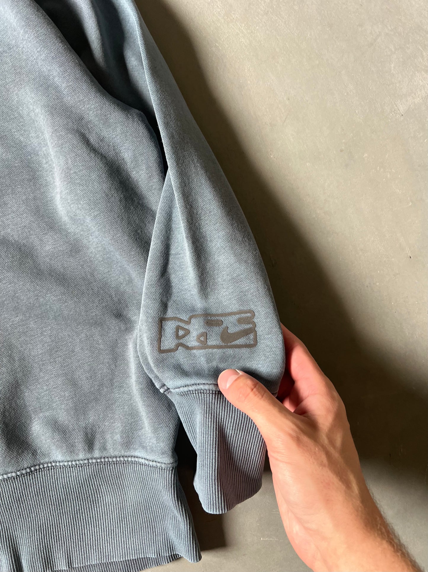 Vintage Deep Blue Nike Center Swoosh Crew - M