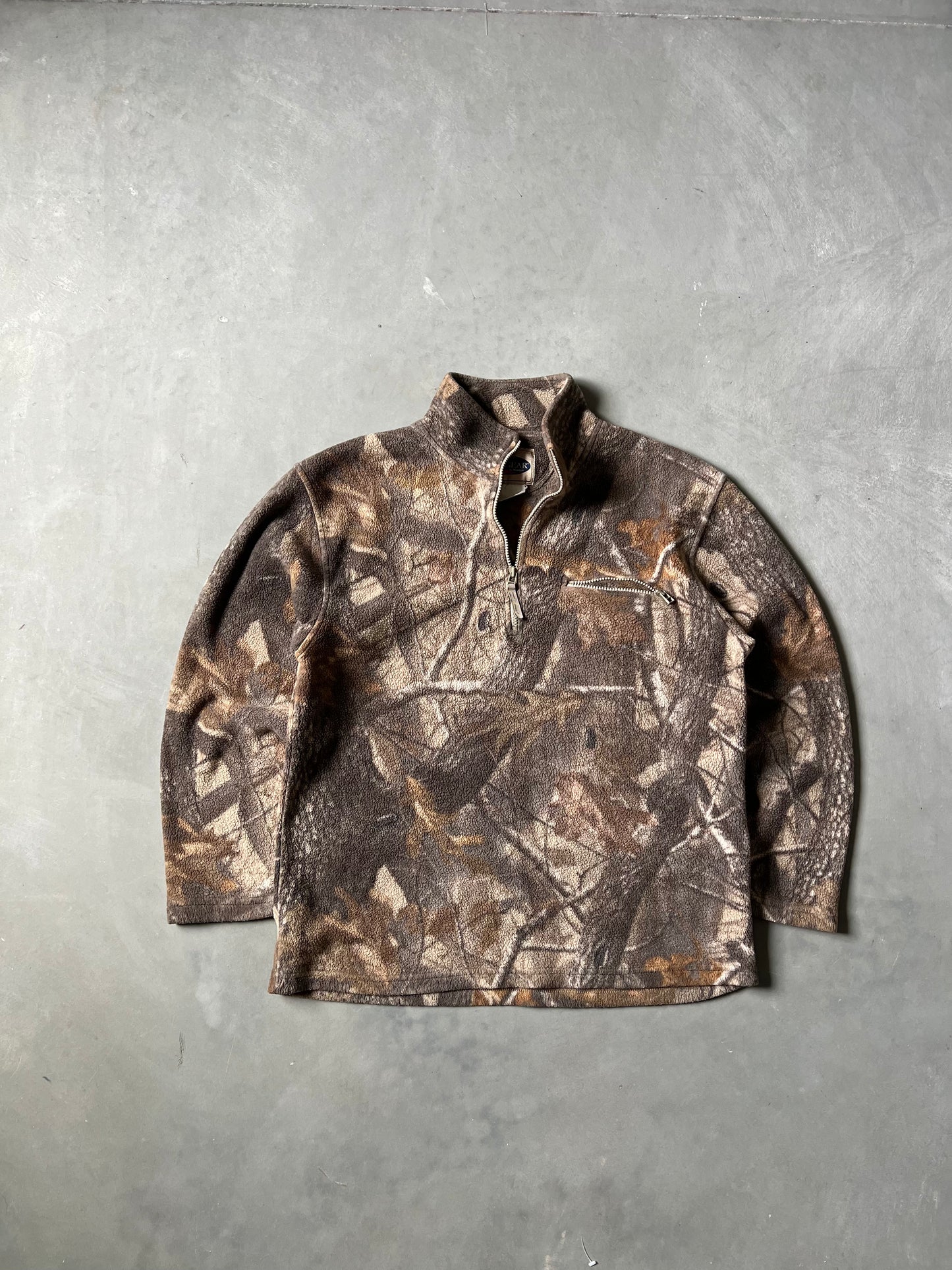 Vintage RealTree Camo Zip Fleece - M