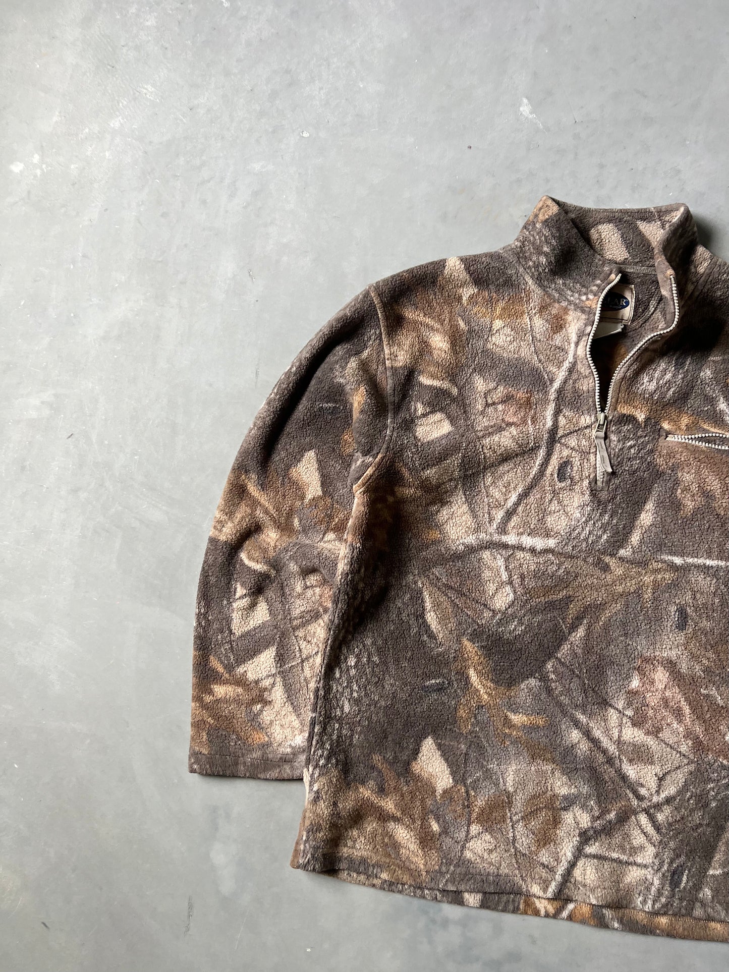 Vintage RealTree Camo Zip Fleece - M