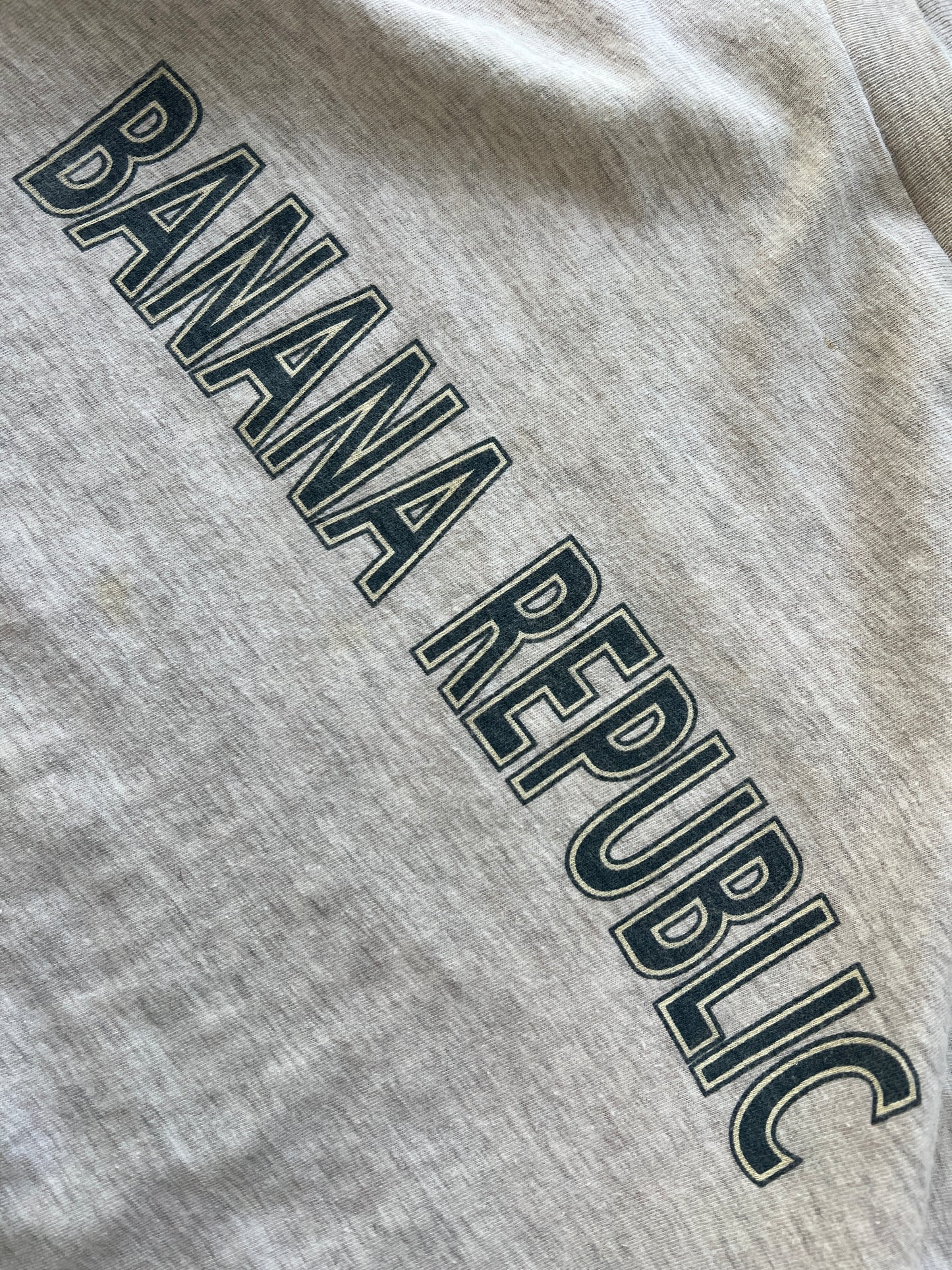 Vintage Banana Republic Spellout Shirt - L