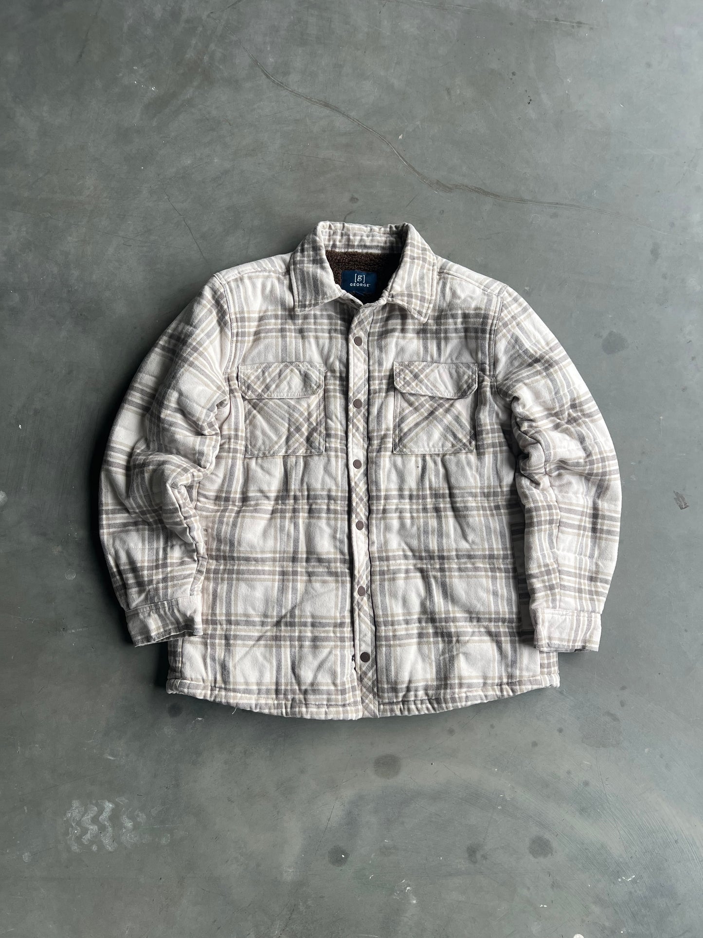 Vintage Cream George Button Down - L