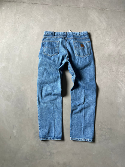 Vintage Denim Blue Carhartt Pants - 36