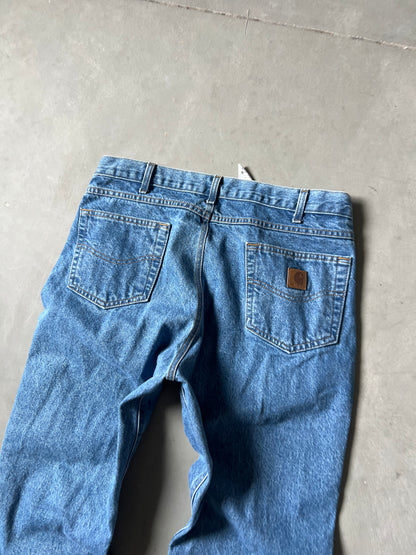 Vintage Denim Blue Carhartt Pants - 36