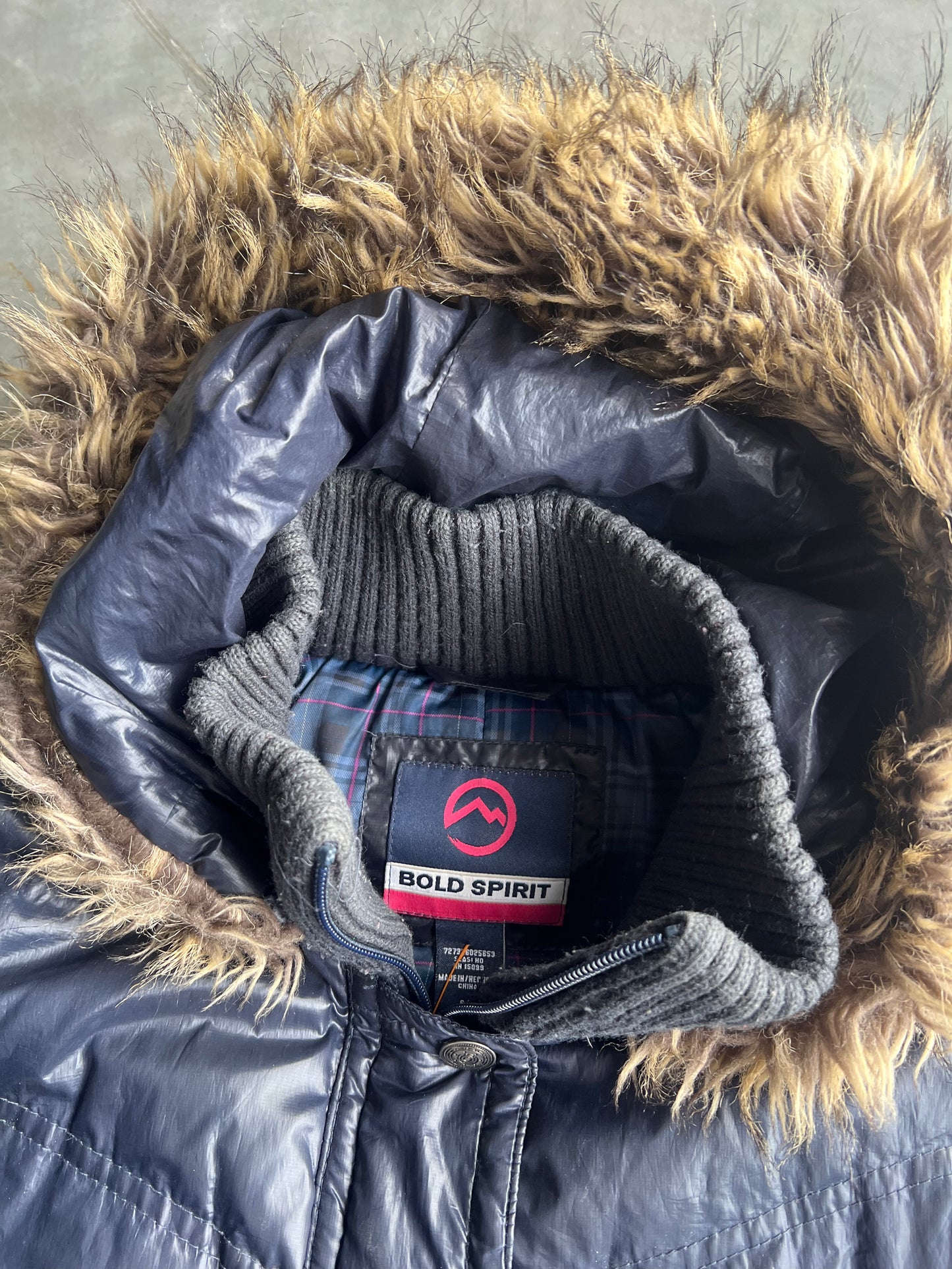 Vintage Black Womans Y2k Puffer - M