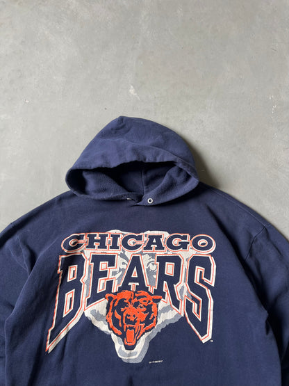 Vintage Chicago Bears Navy Blue Hoodie - XXL