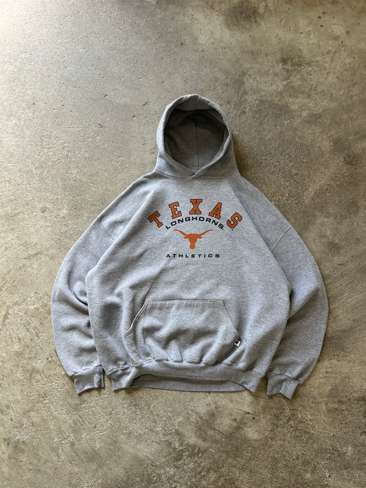 Vintage Texas Longhorns Spellout Hoodie - XXL