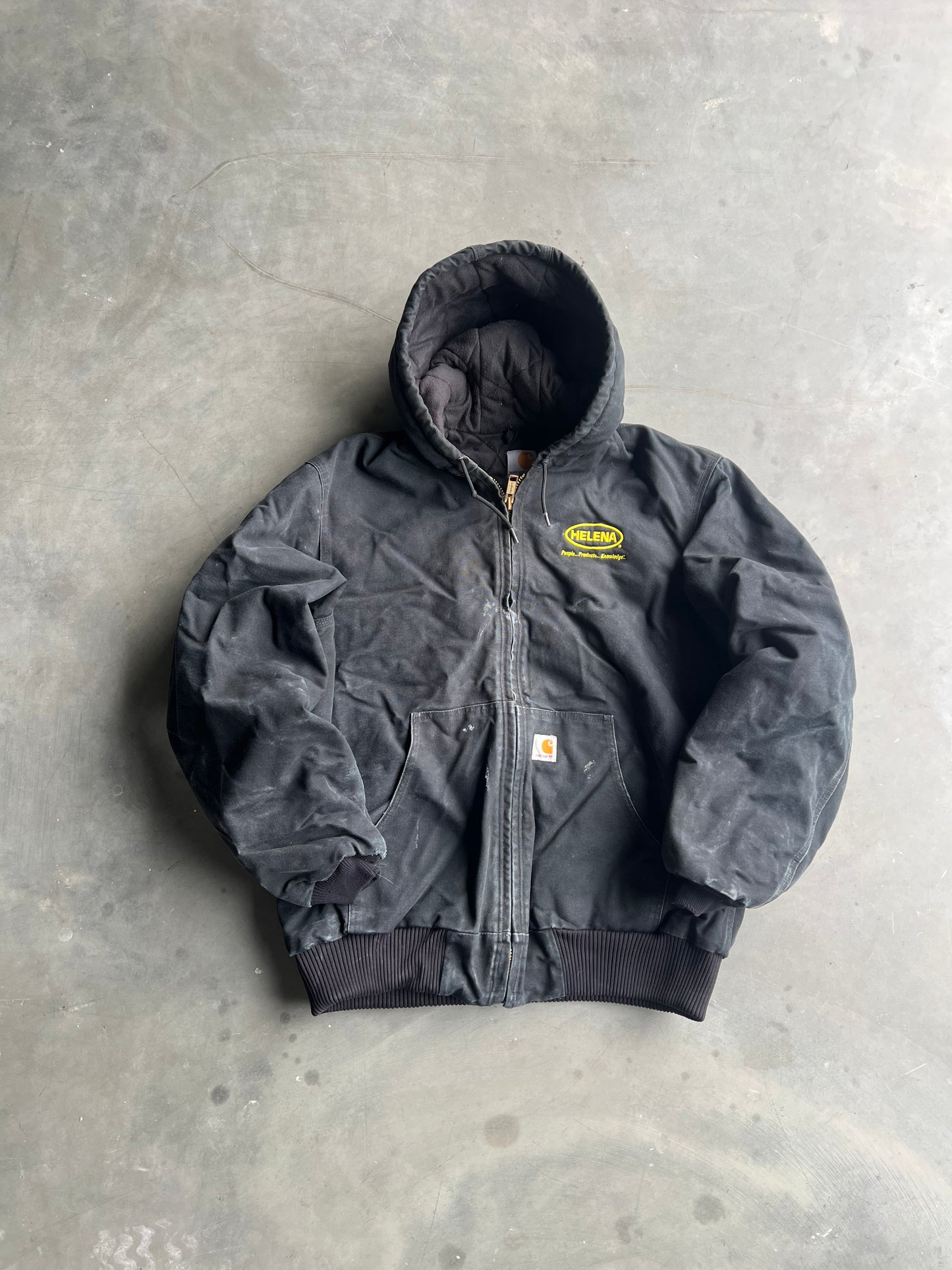 Vintage Faded Black Carhartt Jacket - LT