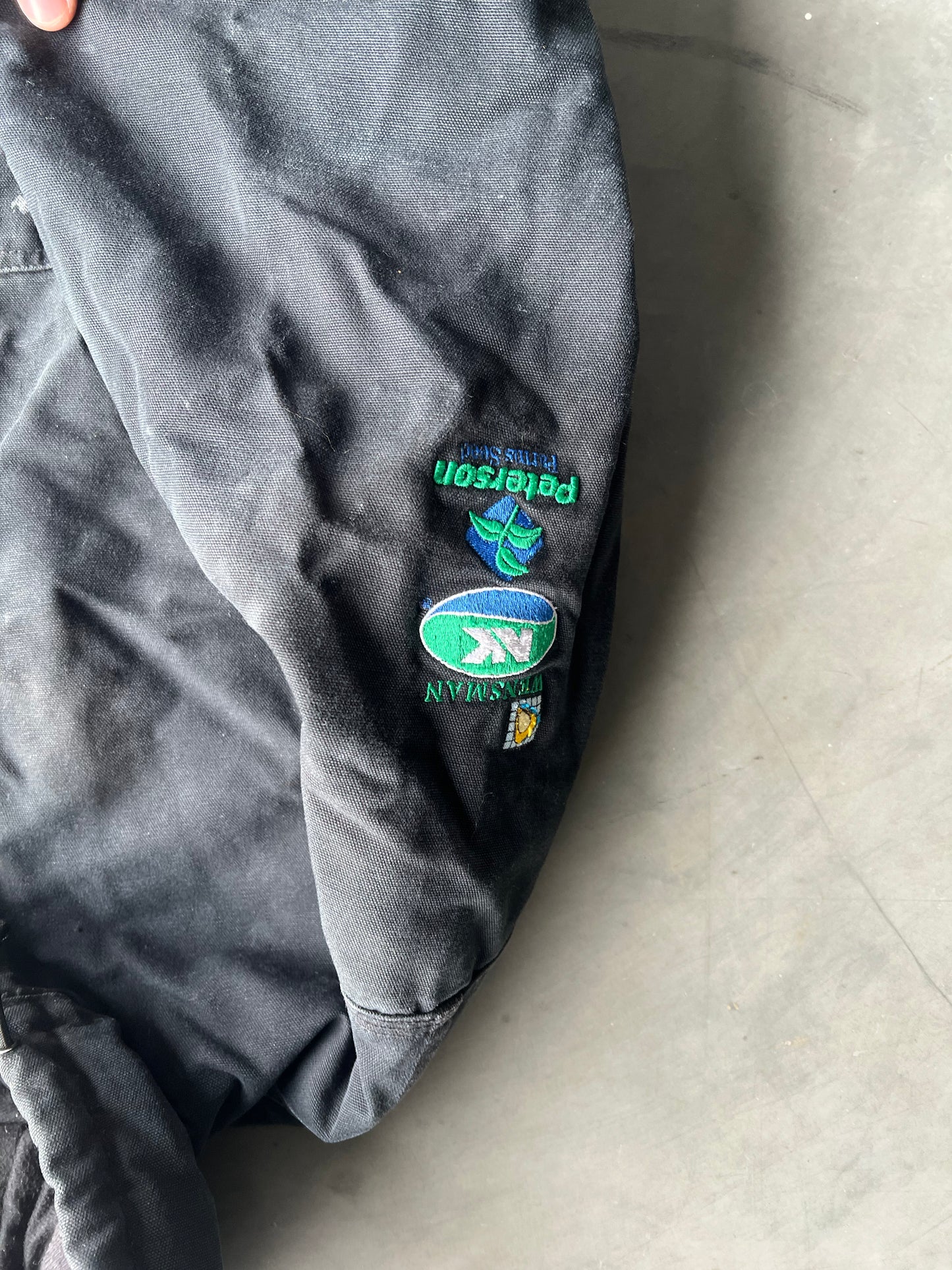 Vintage Faded Black Carhartt Jacket - LT