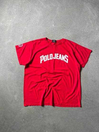 Vintage Red Polo Jeans Shirt - XXL