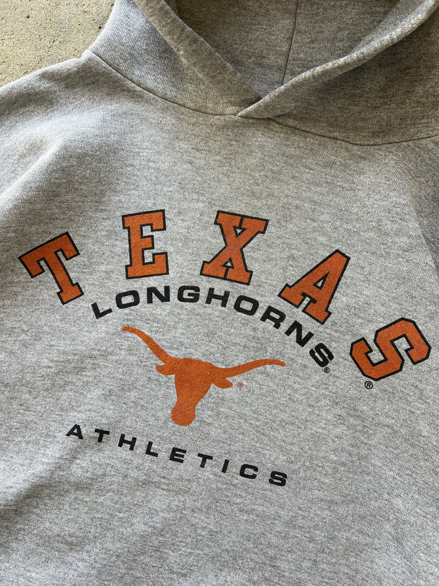 Vintage Texas Longhorns Spellout Hoodie - XXL