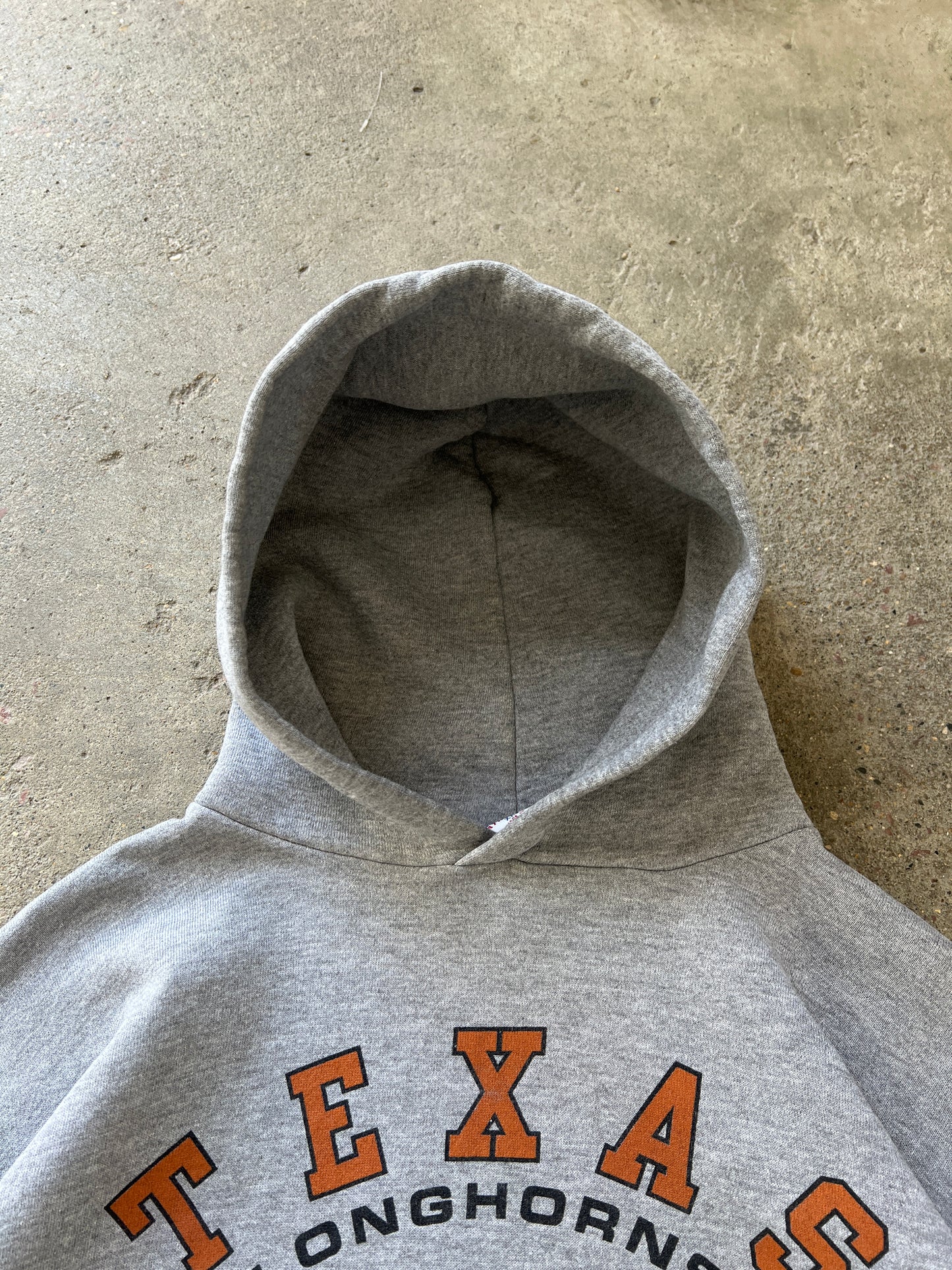 Vintage Texas Longhorns Spellout Hoodie - XXL