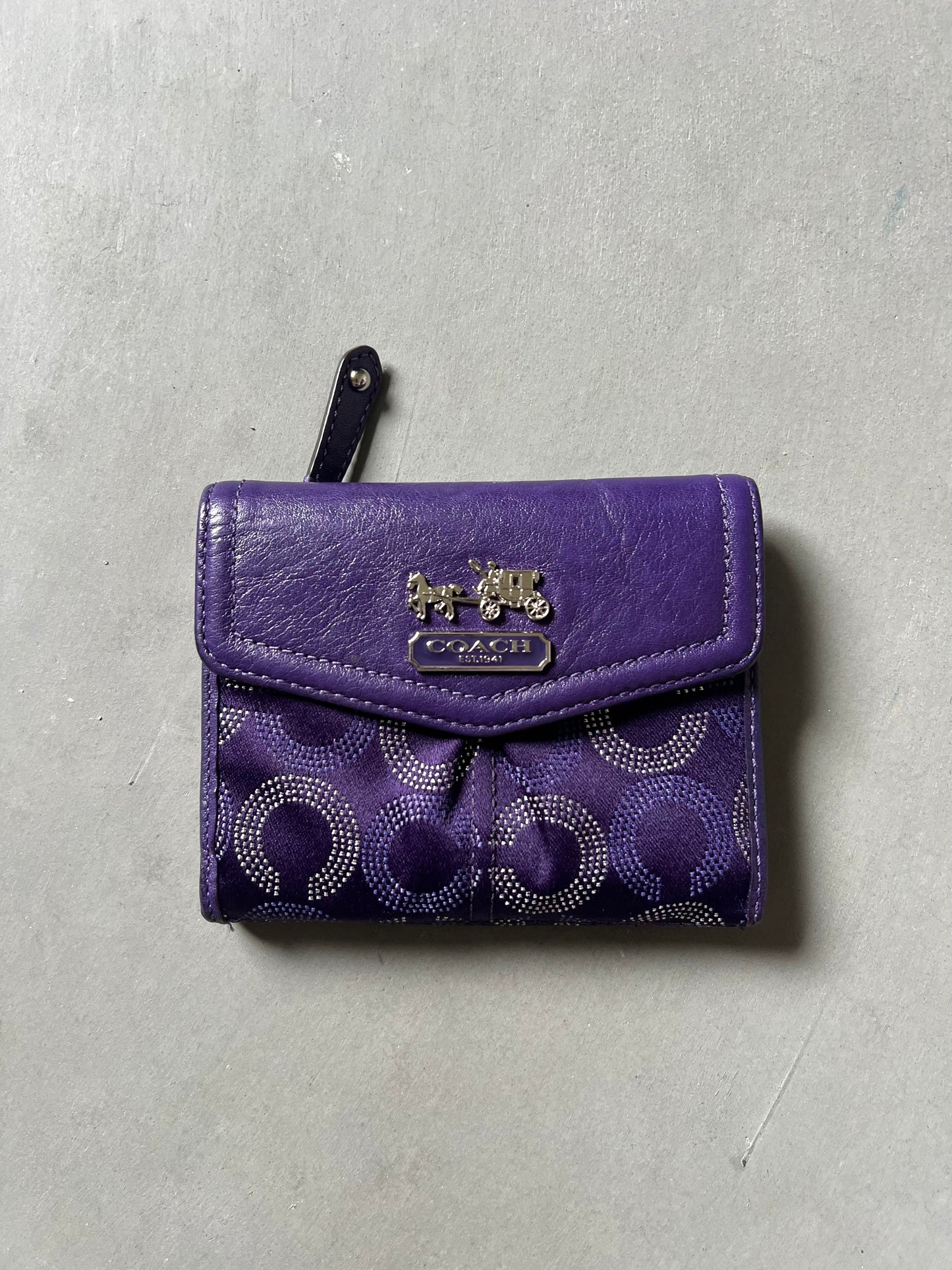 Vintage Purple Coach Wallet