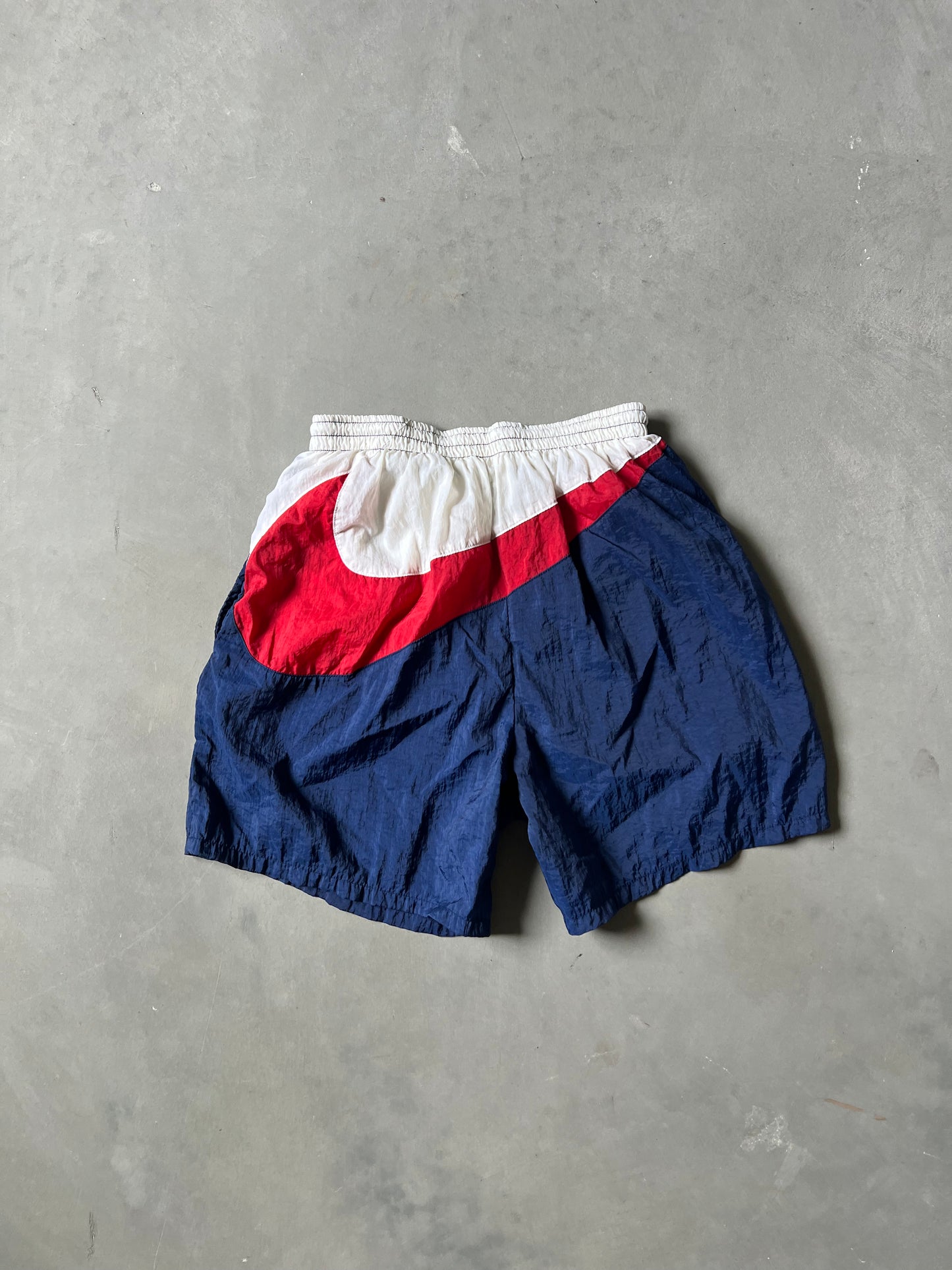 Vintage Nike Swoosh Track Shorts - S