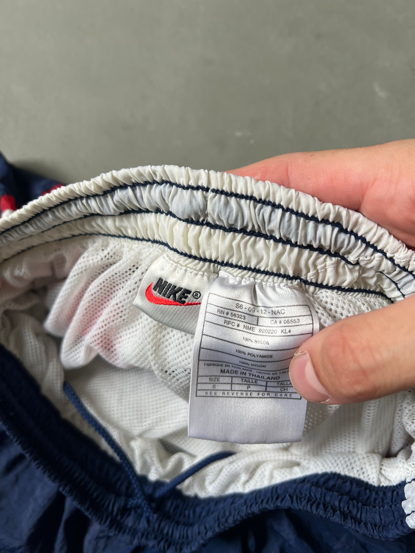 Vintage Nike Swoosh Track Shorts - S