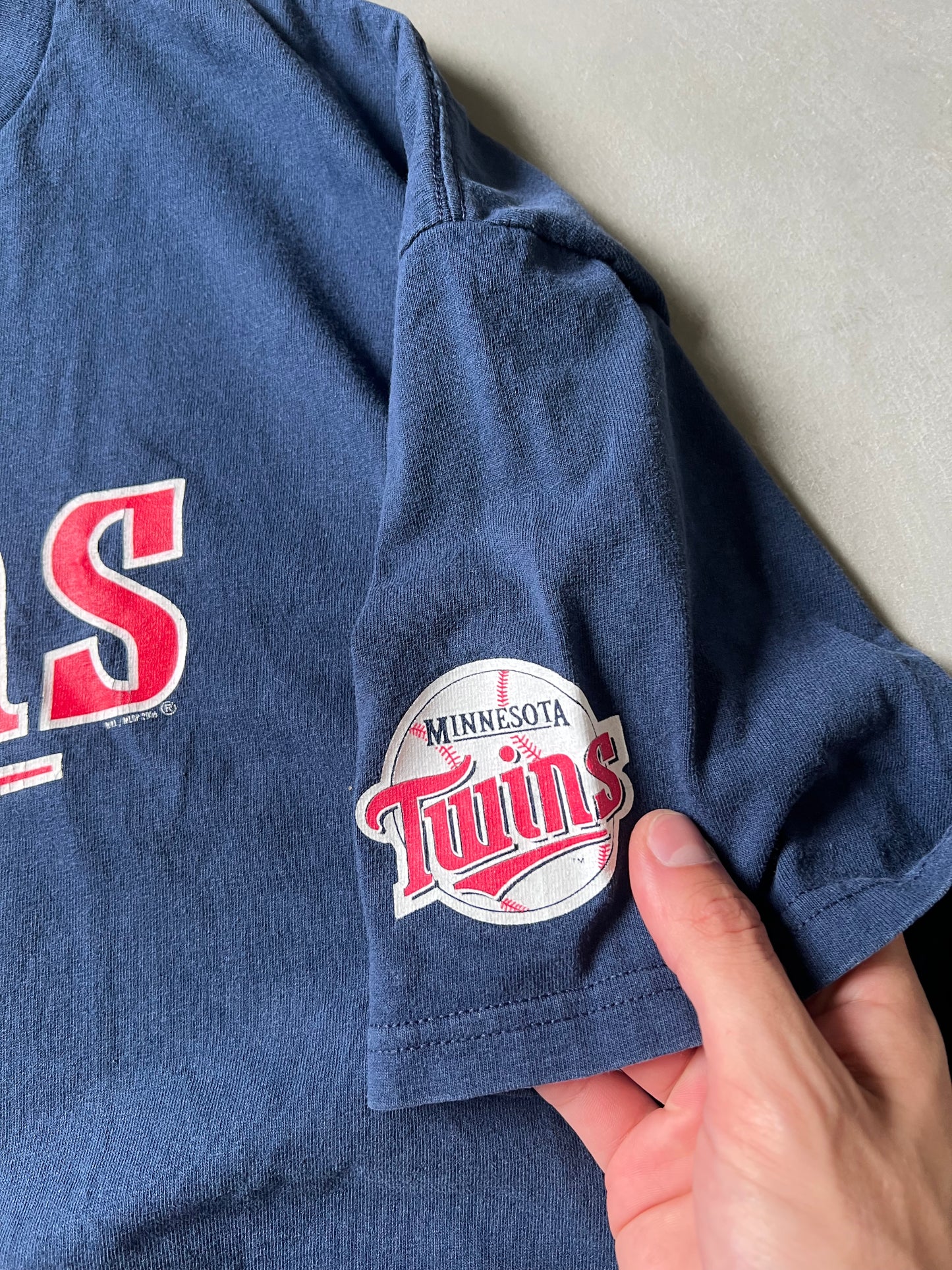 Vintage Nike Center Swoosh Twins Tee - L