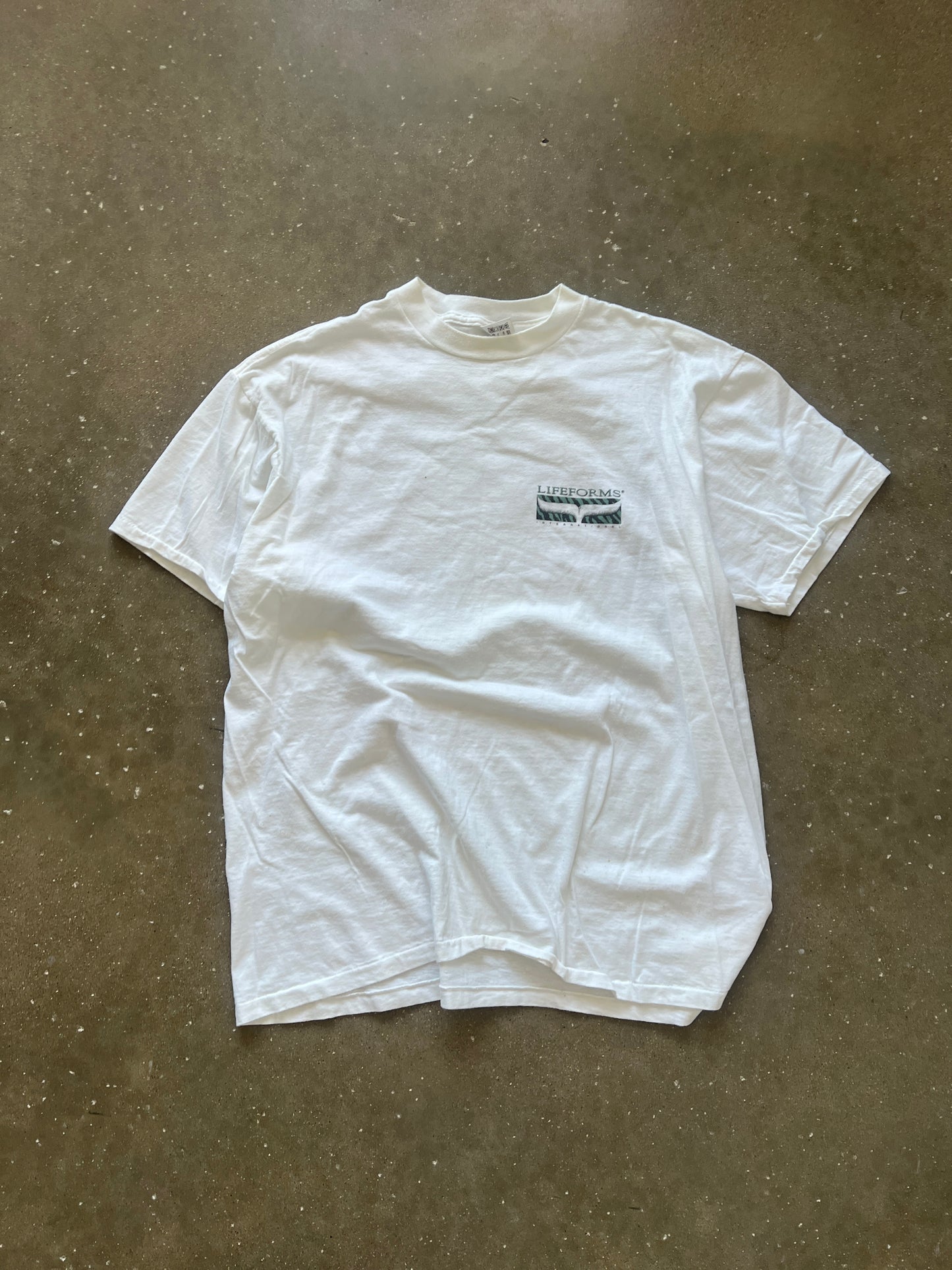 Vintage White Snake Graphic Shirt - L