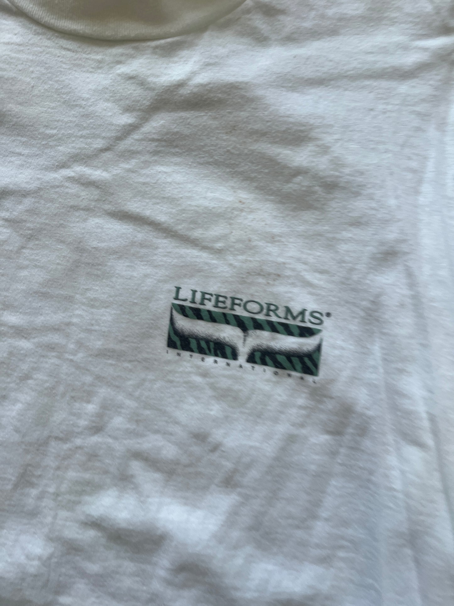 Vintage White Snake Graphic Shirt - L