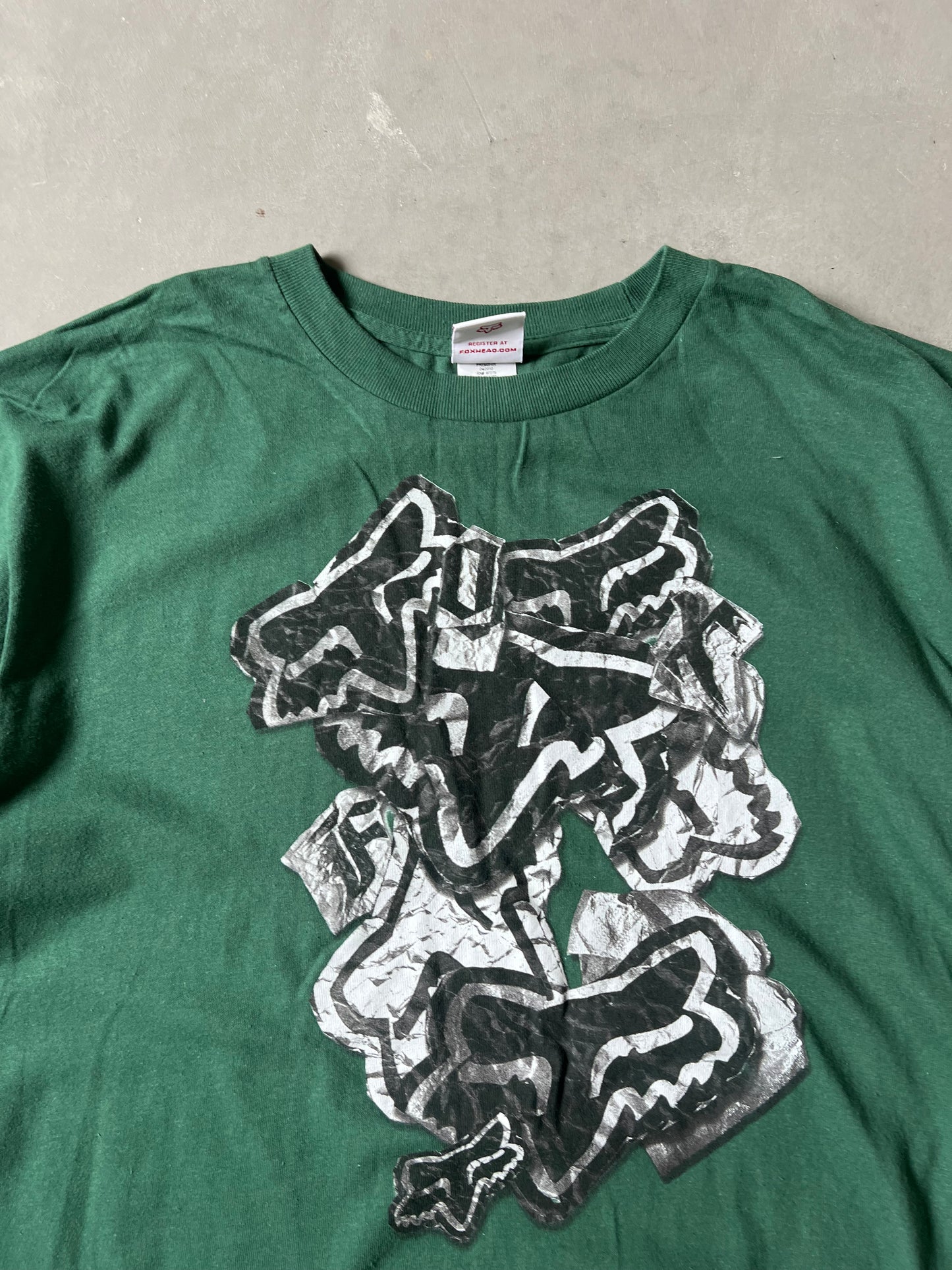 Vintage Green Fox Racing Shirt - L