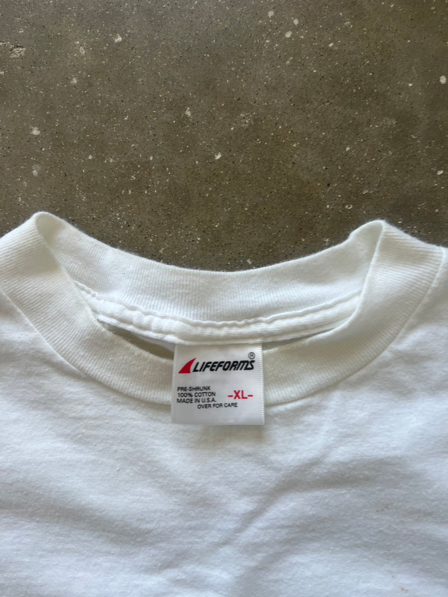 Vintage White Snake Graphic Shirt - L