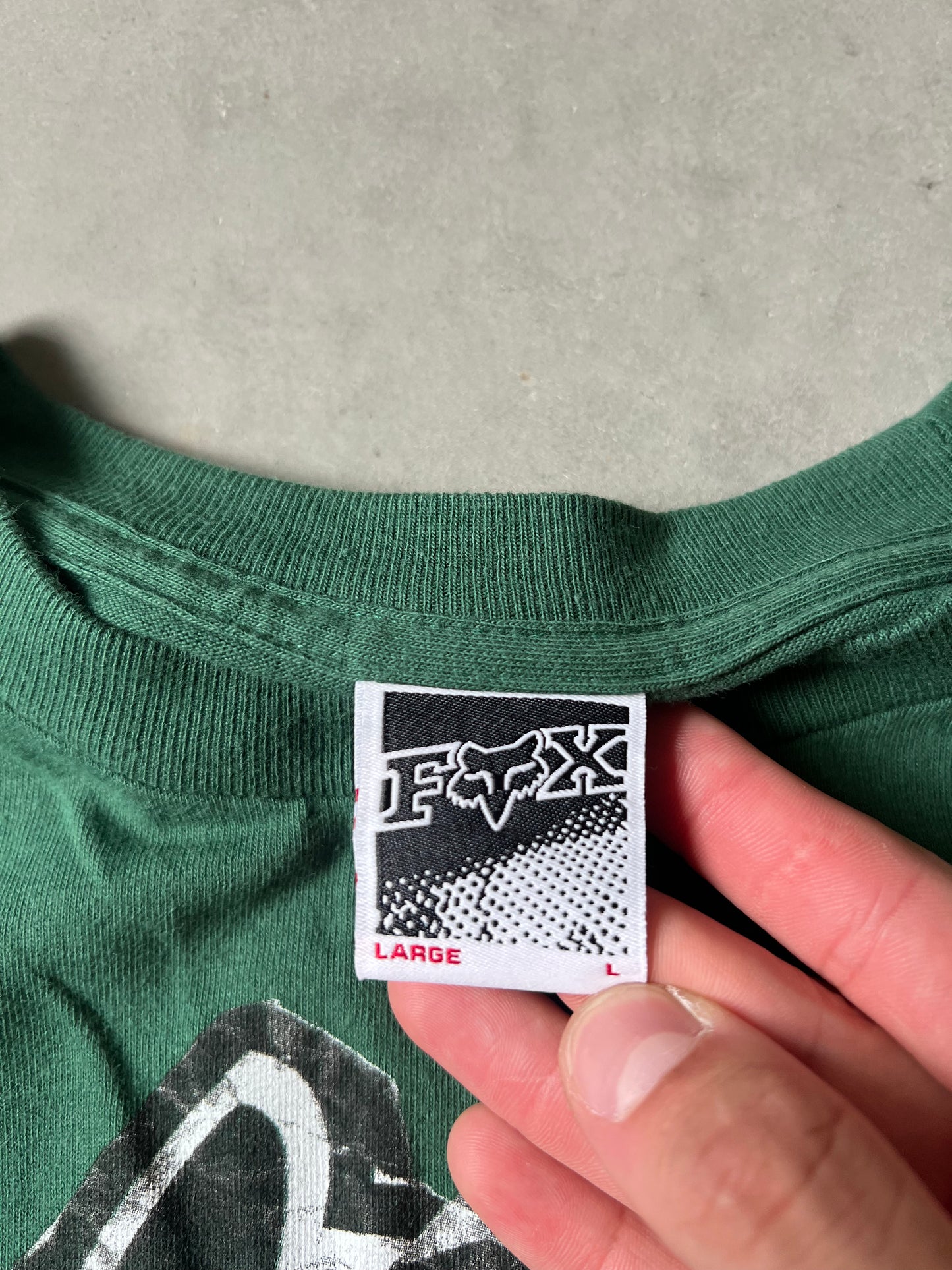 Vintage Green Fox Racing Shirt - L