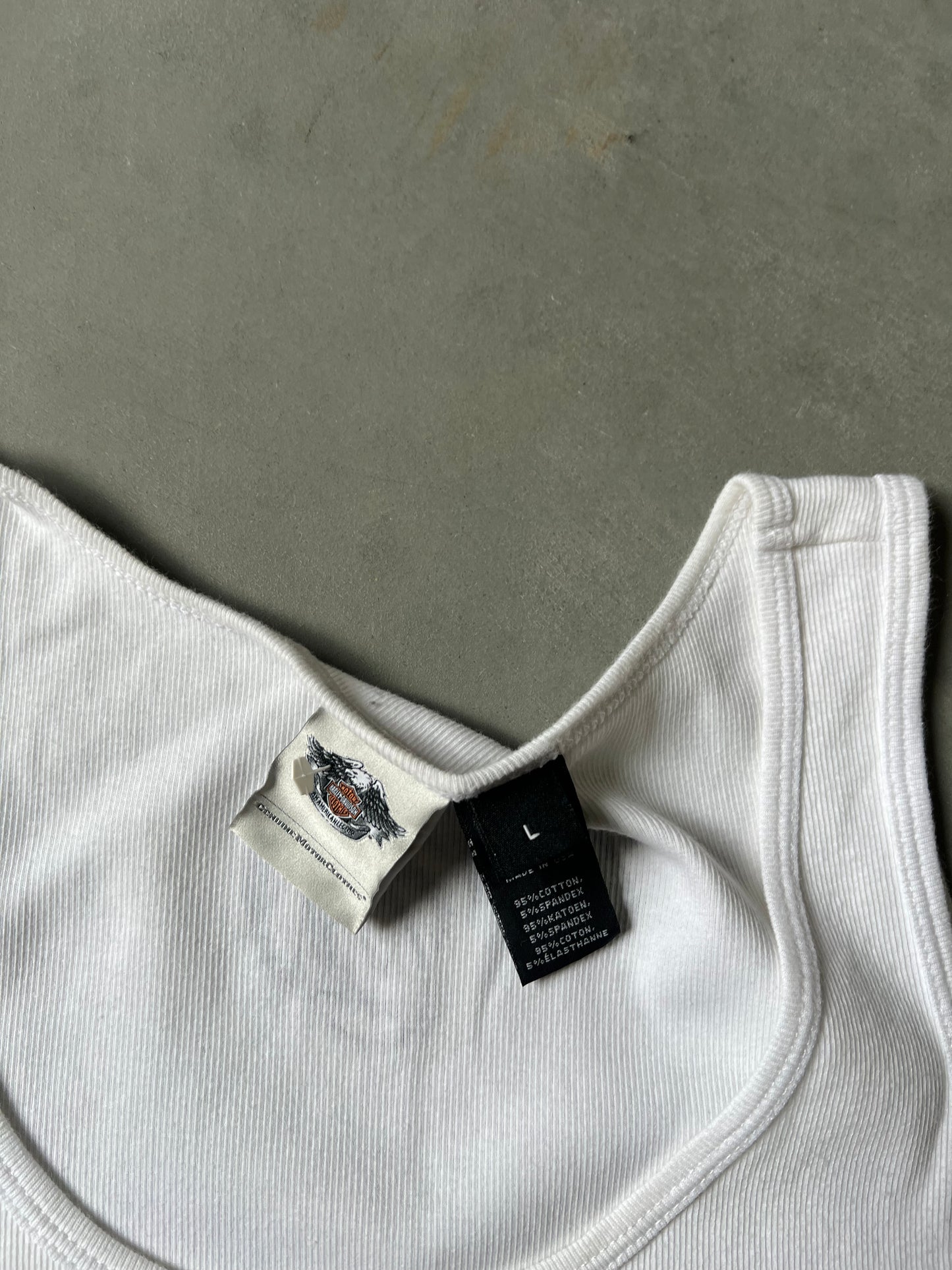 Vintage Y2k Harley Davidson Tank - L