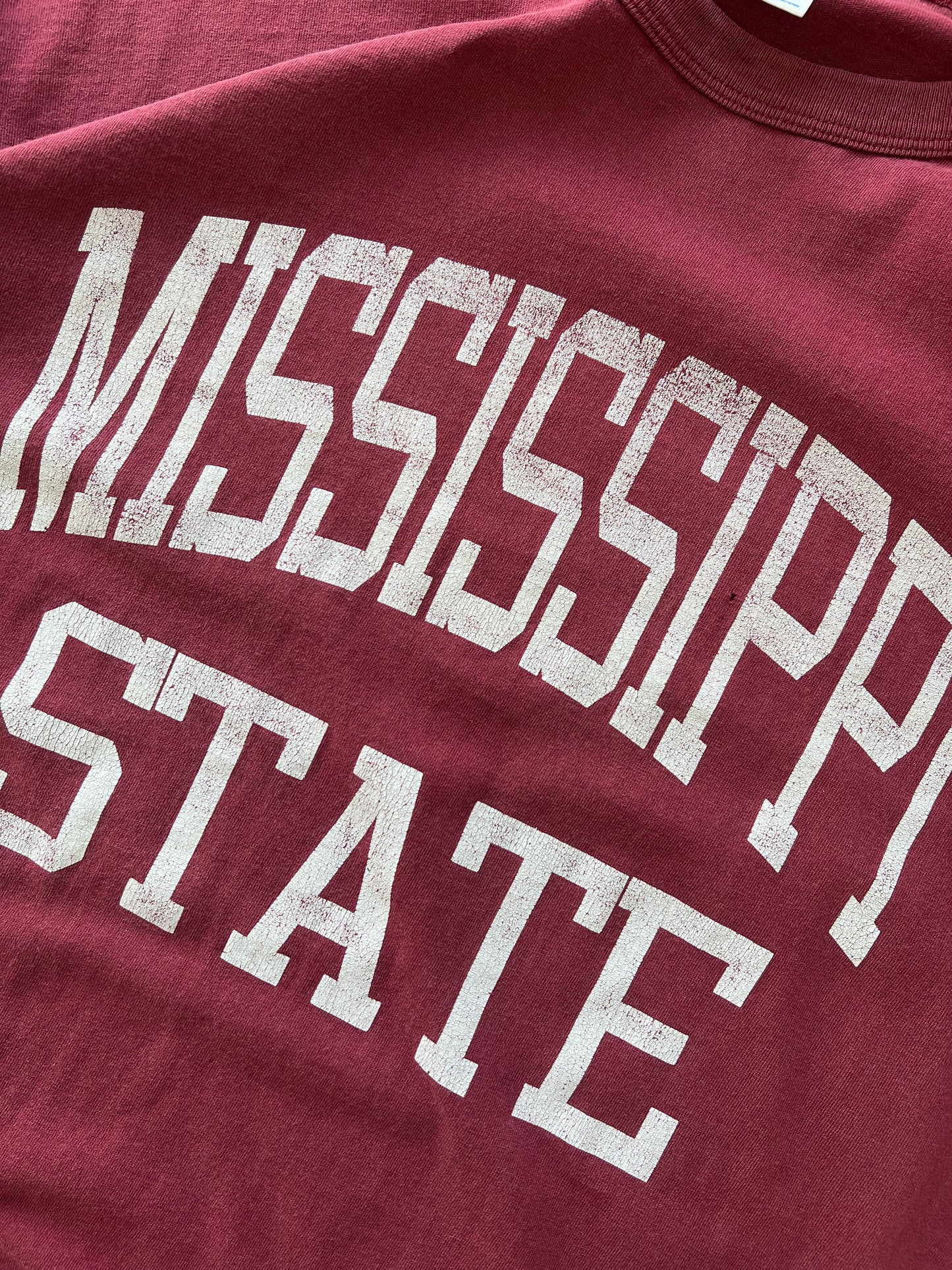 Vintage Maroon Missisipi State Shirt - L