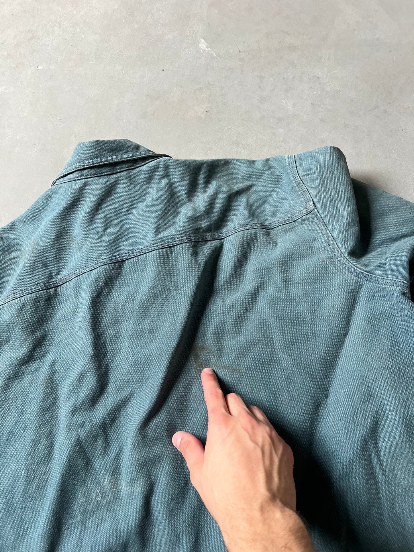 Vintage Teal Blue L.L. Bean Button Up - L