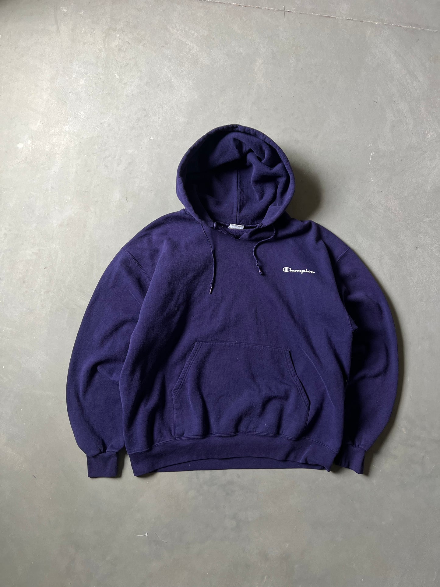 Vintage Purple Champion Hoodie - XL