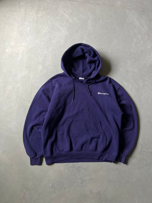 Vintage Purple Champion Hoodie - XL