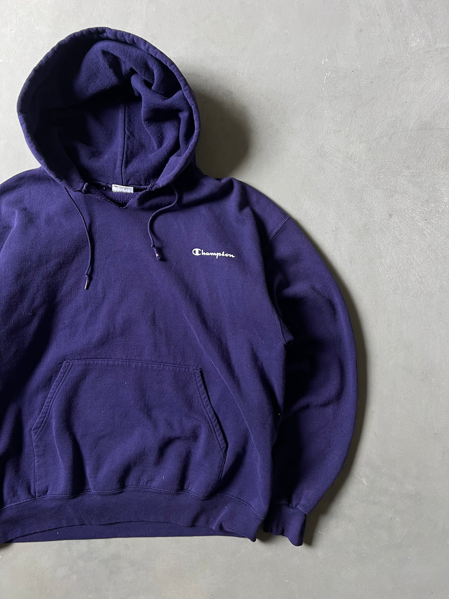 Vintage Purple Champion Hoodie - XL