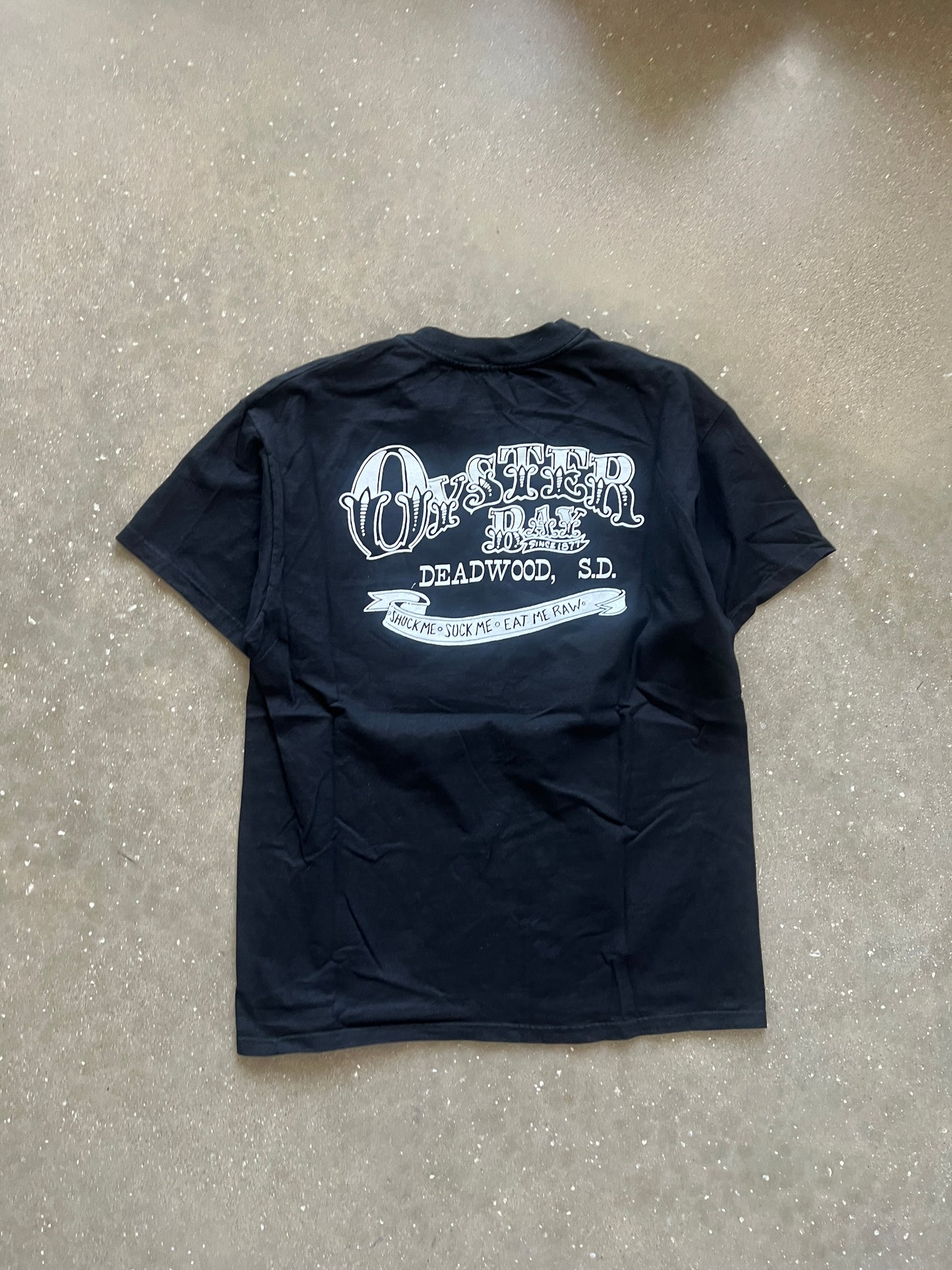 Vintage Black Oyster Bar Shirt - L